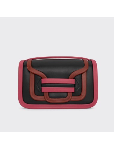 Sac à main Maxi ALPHA - Noir / Rouille / Fruits rouges
