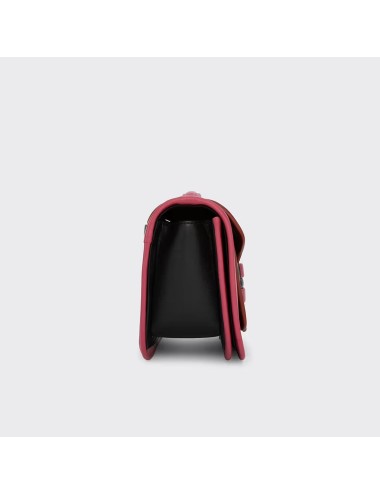 Sac à main Maxi ALPHA - Noir / Rouille / Fruits rouges