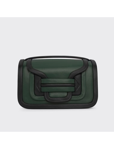Sac à main Maxi ALPHA - Vert sombre / Noir