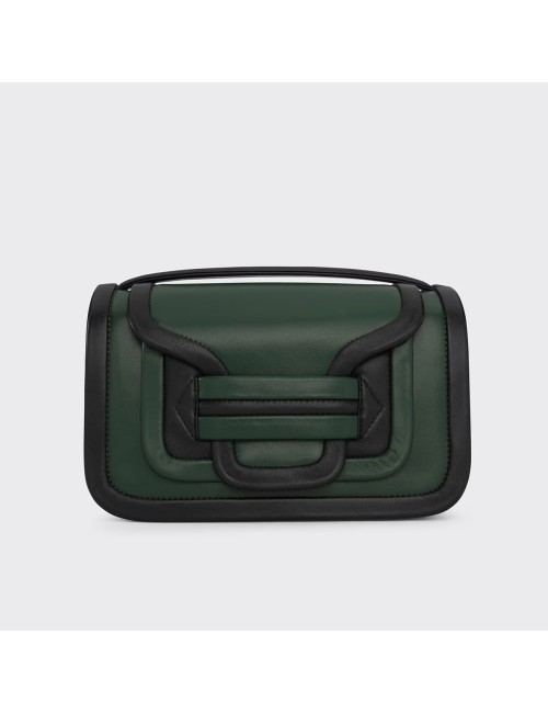 Sac à main Maxi ALPHA - Vert sombre / Noir