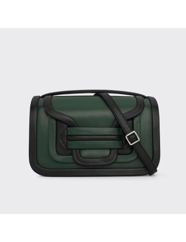 Sac à main Maxi ALPHA - Vert sombre / Noir