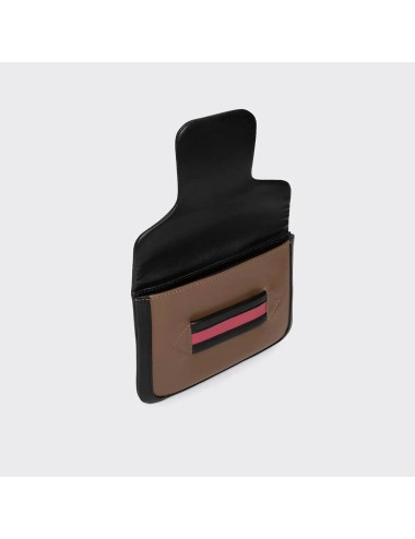 Pochette ALPHA - Camel / Offwhite / Rosewood