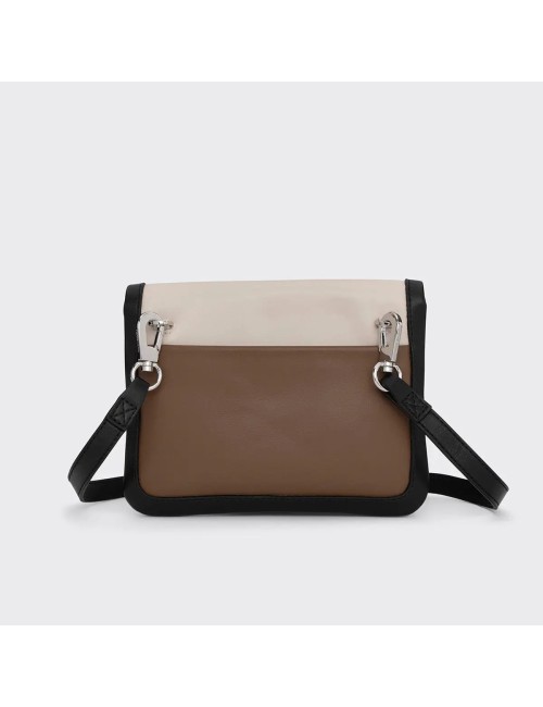 Pochette ALPHA - Camel / Offwhite / Rosewood