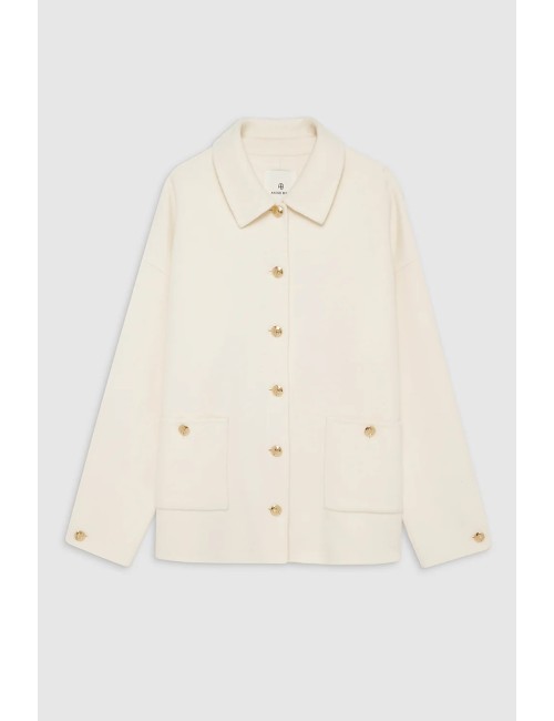 Veste LUCA - Ivoire, mélange Cashmere