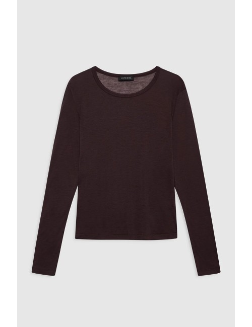 Tee-shirt SYLVIE - Brun foncé