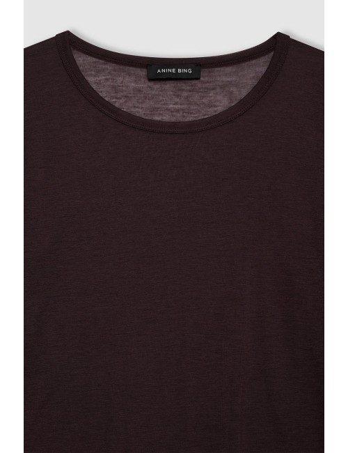 Tee-shirt SYLVIE - Brun foncé
