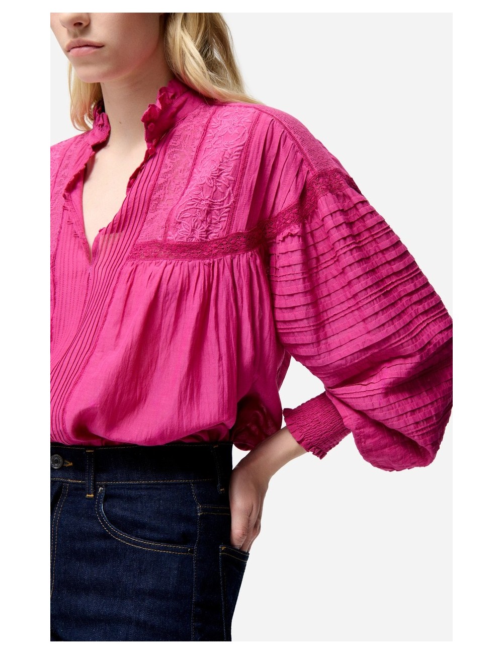 Blouse DAHLIA - Grenat