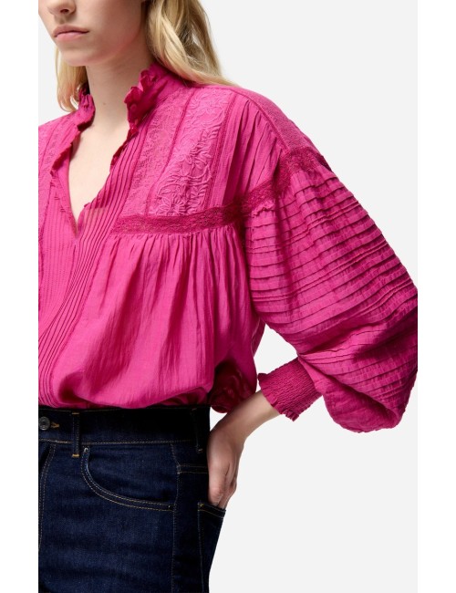 Blouse DAHLIA - Grenat
