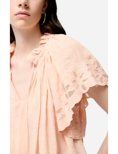Blouse VALENTIN - Pêche