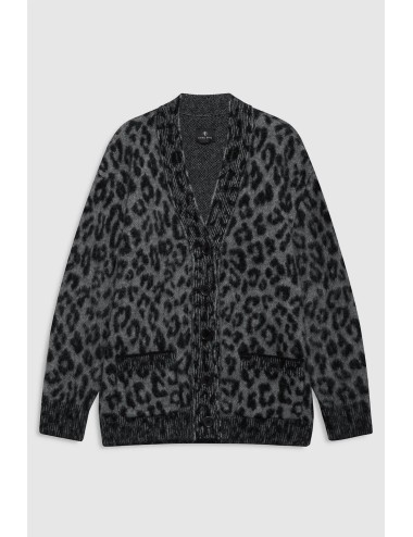 Cardigan BANKS - Grey Leopard