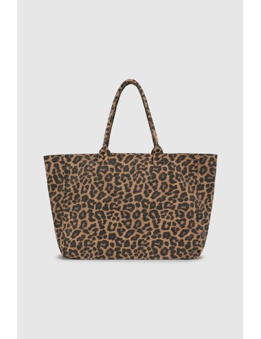 LEO CANVAS TOTE -  leopard
