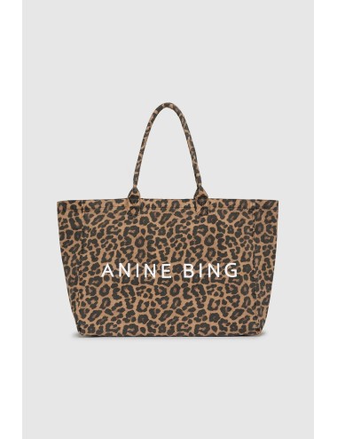 LEO CANVAS TOTE -  leopard
