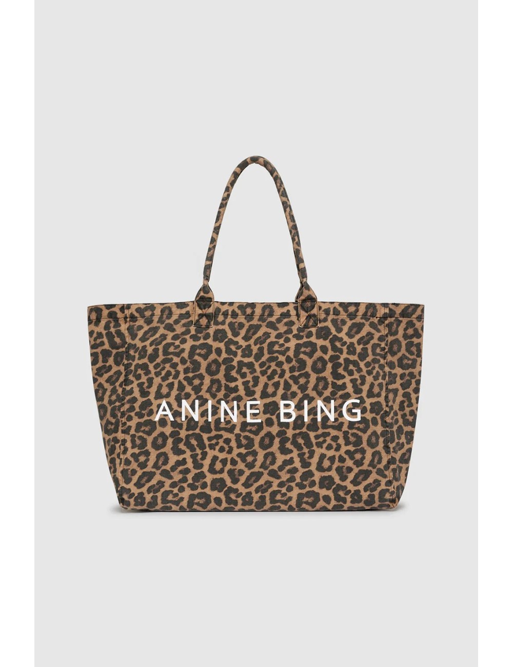 LEO CANVAS TOTE - leopard