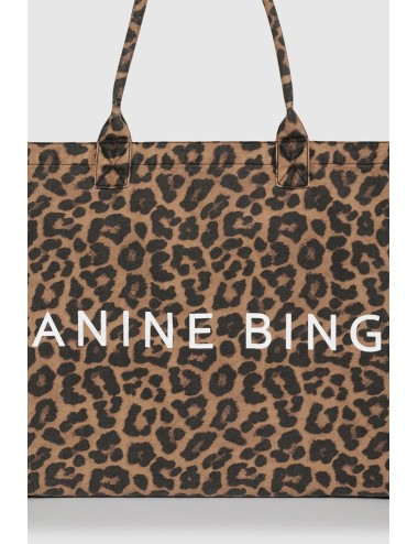 LEO CANVAS TOTE -  leopard