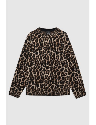 SYDNEY Crew Sweater - Léopard