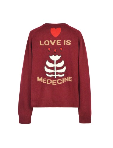 LOVE Sweater - Bordeaux