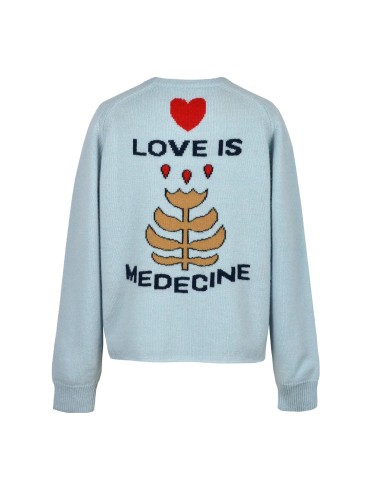 LOVE Sweater - Bleu glacier