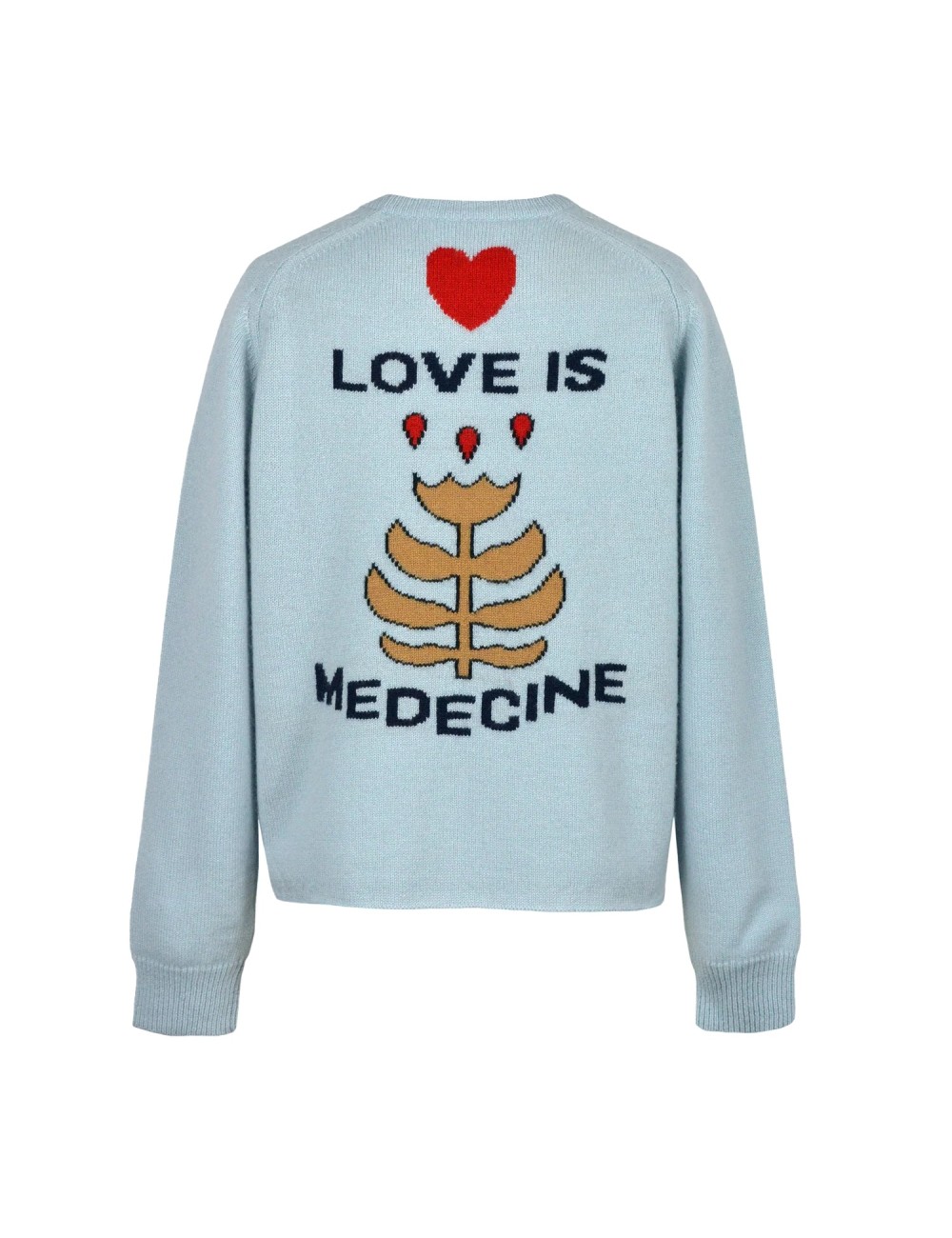 LOVE Sweater - Bleu glacier