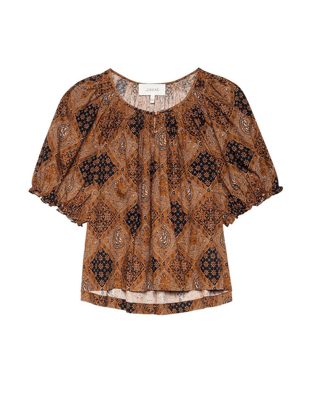 Top MOORLAND - Imprimé Bandana Geo
