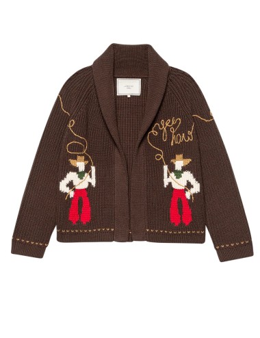 Cardigan LASSO LODGE - Umber