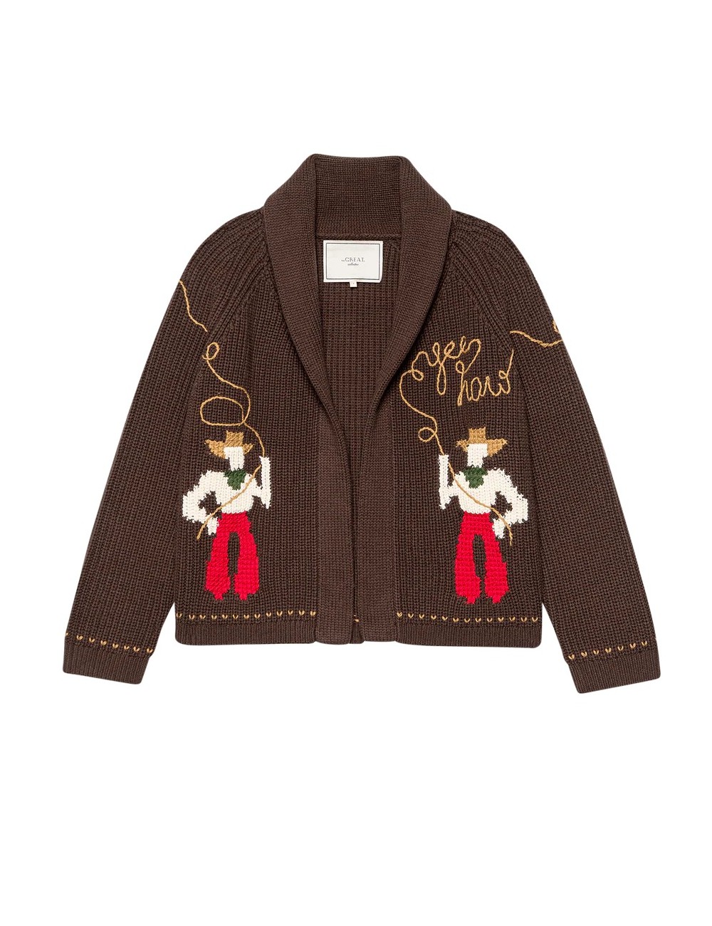 Cardigan LASSO LODGE - Umber