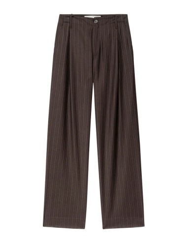 Pantalon MENSWEAR - Chocolat, rayé