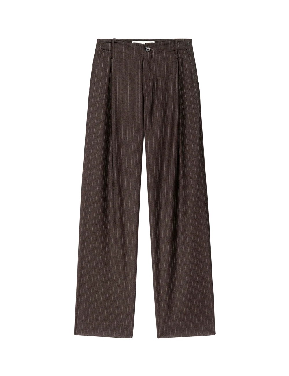 Pantalon MENSWEAR - Chocolat, rayé