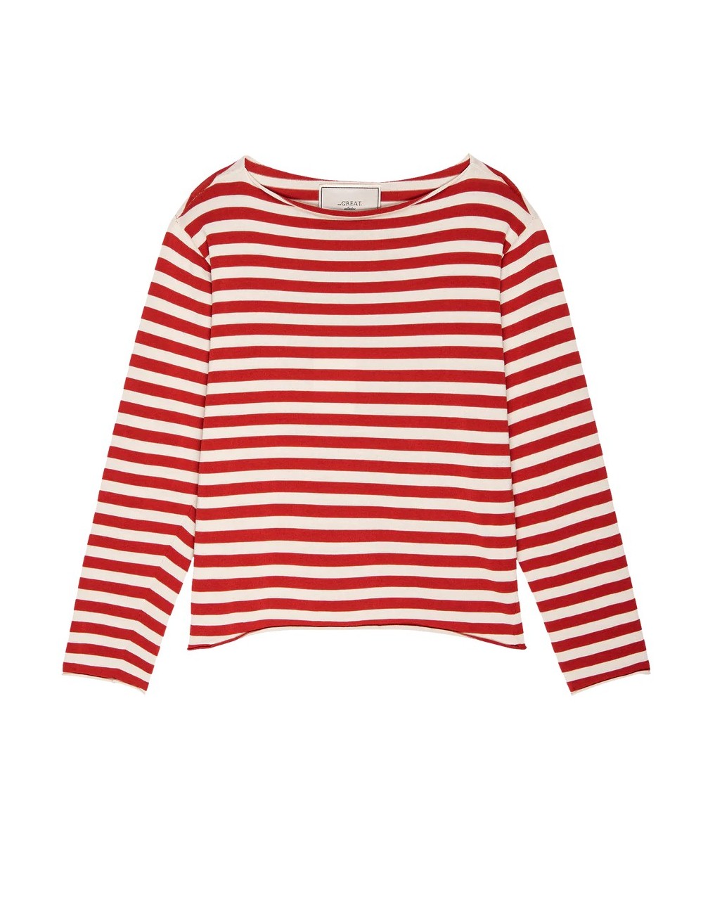 Sweat SAILOR - Rouge, rayé