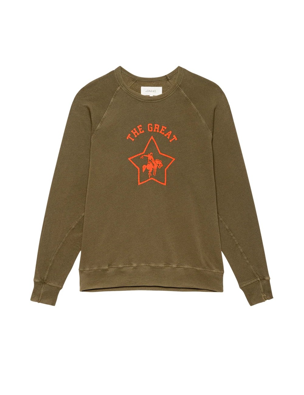 Sweat COLLEGE  - Army sombre, Logo RODEO STAR