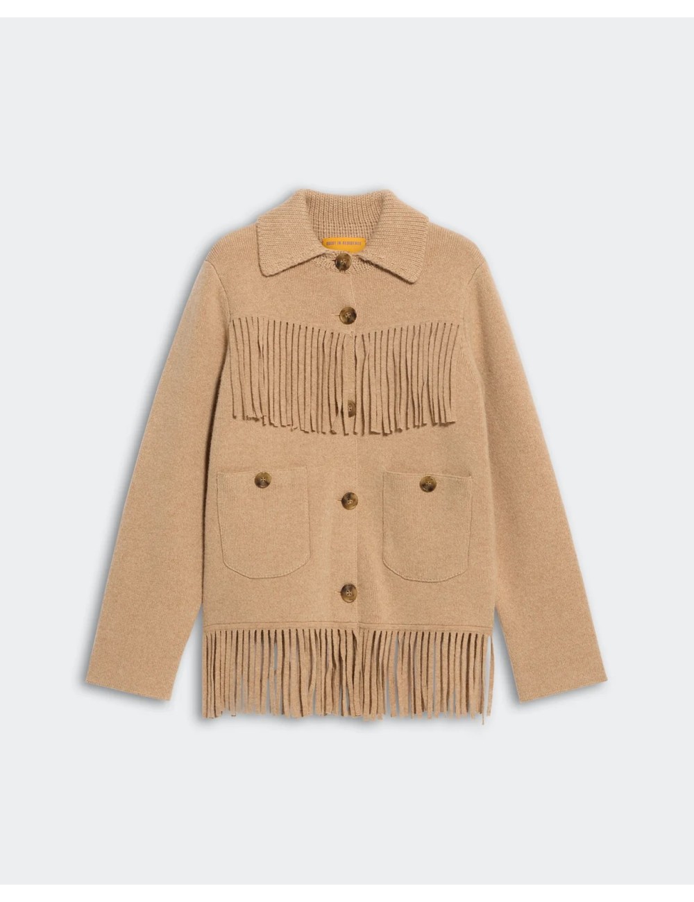 Veste à franges WESTERN - Sable