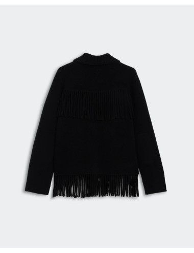 Veste à franges WESTERN - Noir