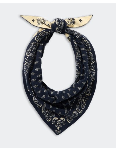Foulard THE WILD RAG - Bleu Nuit, Beurre