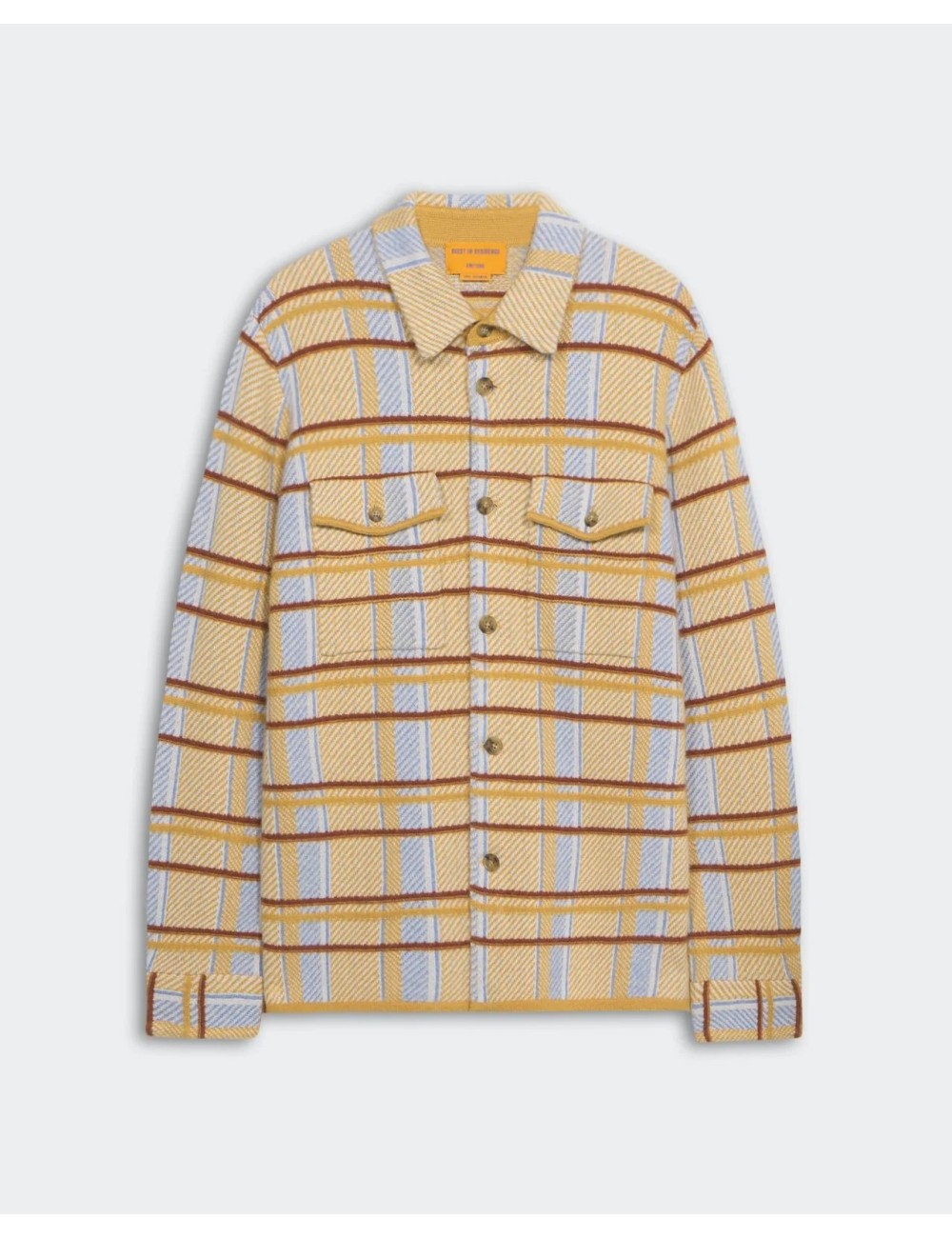 Veste PLAID WORK SHIRT - Curry