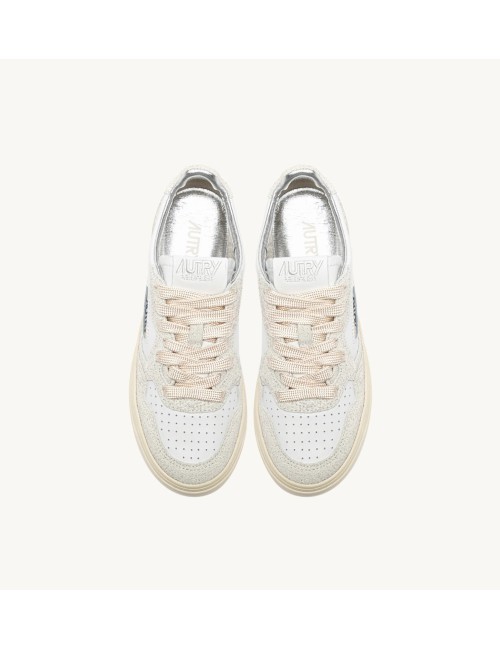 MEDALIST Low - Blanc / Paillettes