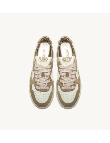 MEDALIST Low - Marshmallow / Sable et paillettes