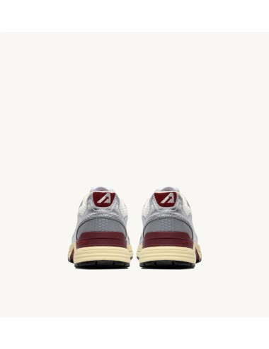 HYPERWAY Low - Argent / Blanc / Bordeaux