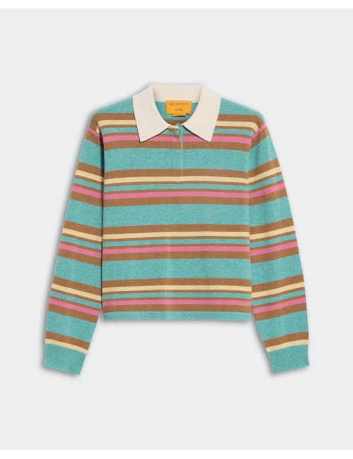 Cropped Stripe RUGBY - Glacier