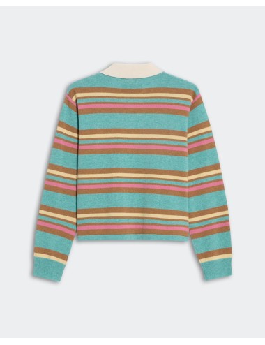 Cropped Stripe RUGBY - Glacier