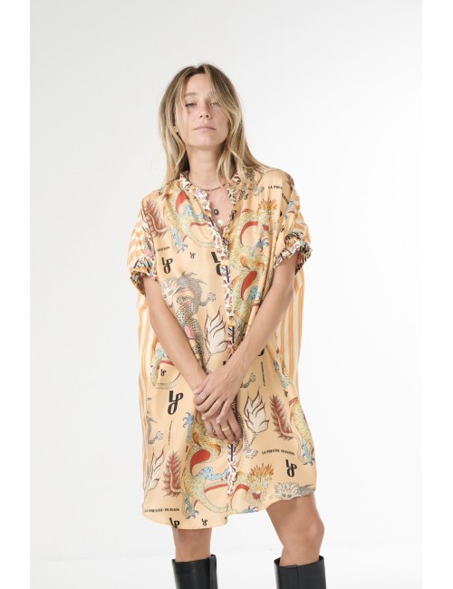 Top CASABLANCA - Mix Dragon / Blush