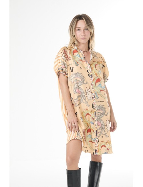 Top CASABLANCA - Mix Dragon / Blush