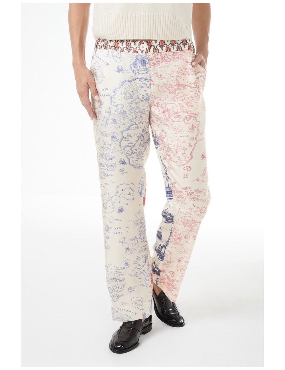 Pantalon LUCKY - Mix Carte Marine