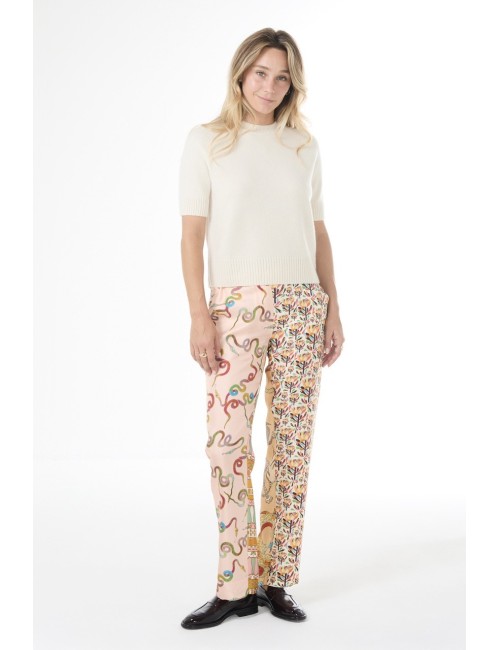 Pantalon LUCKY - Mix Serpent Rose