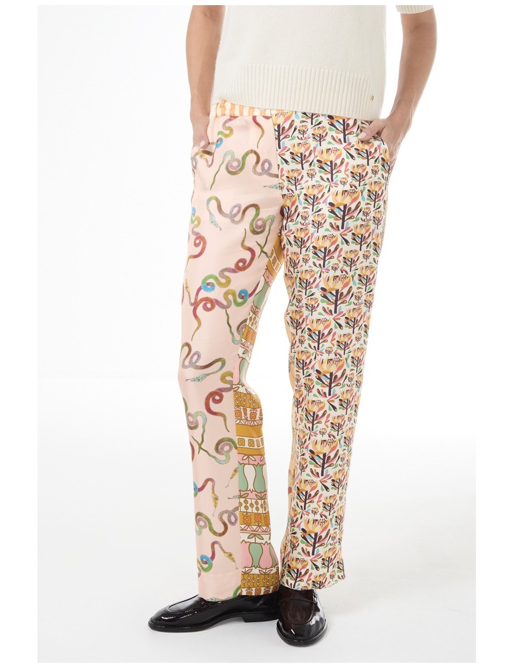 Pantalon LUCKY - Mix Serpent Rose