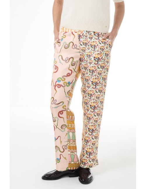 Pantalon LUCKY - Mix Serpent Rose