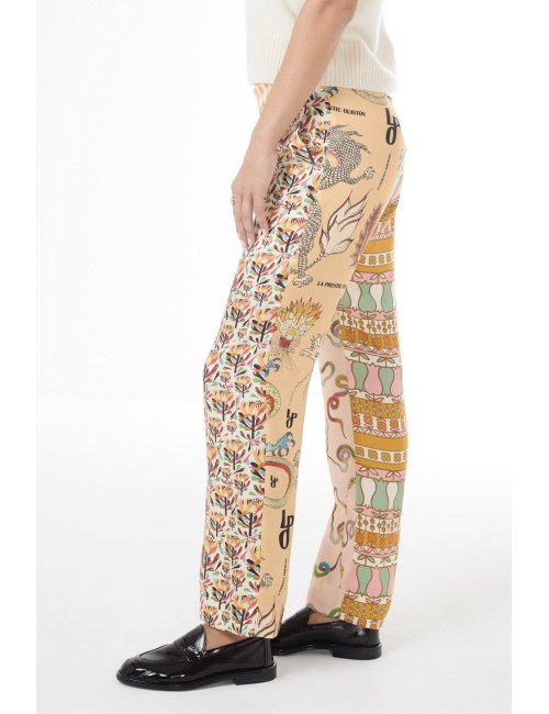 Pantalon LUCKY - Mix Serpent Rose