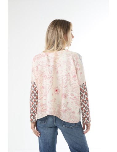 Top JANINE - Mix Carte Marine