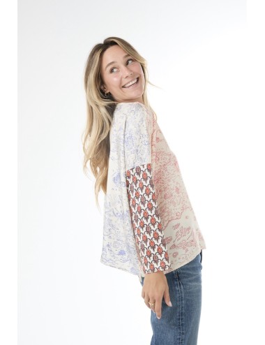 Top JANINE - Mix Carte Marine