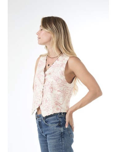 Gilet SERVEUSE - Carte Fuchsia