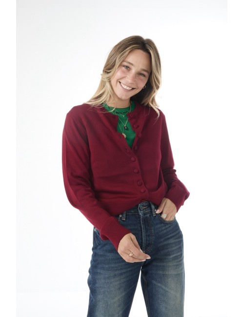 Gilet TWIN - Bordeaux