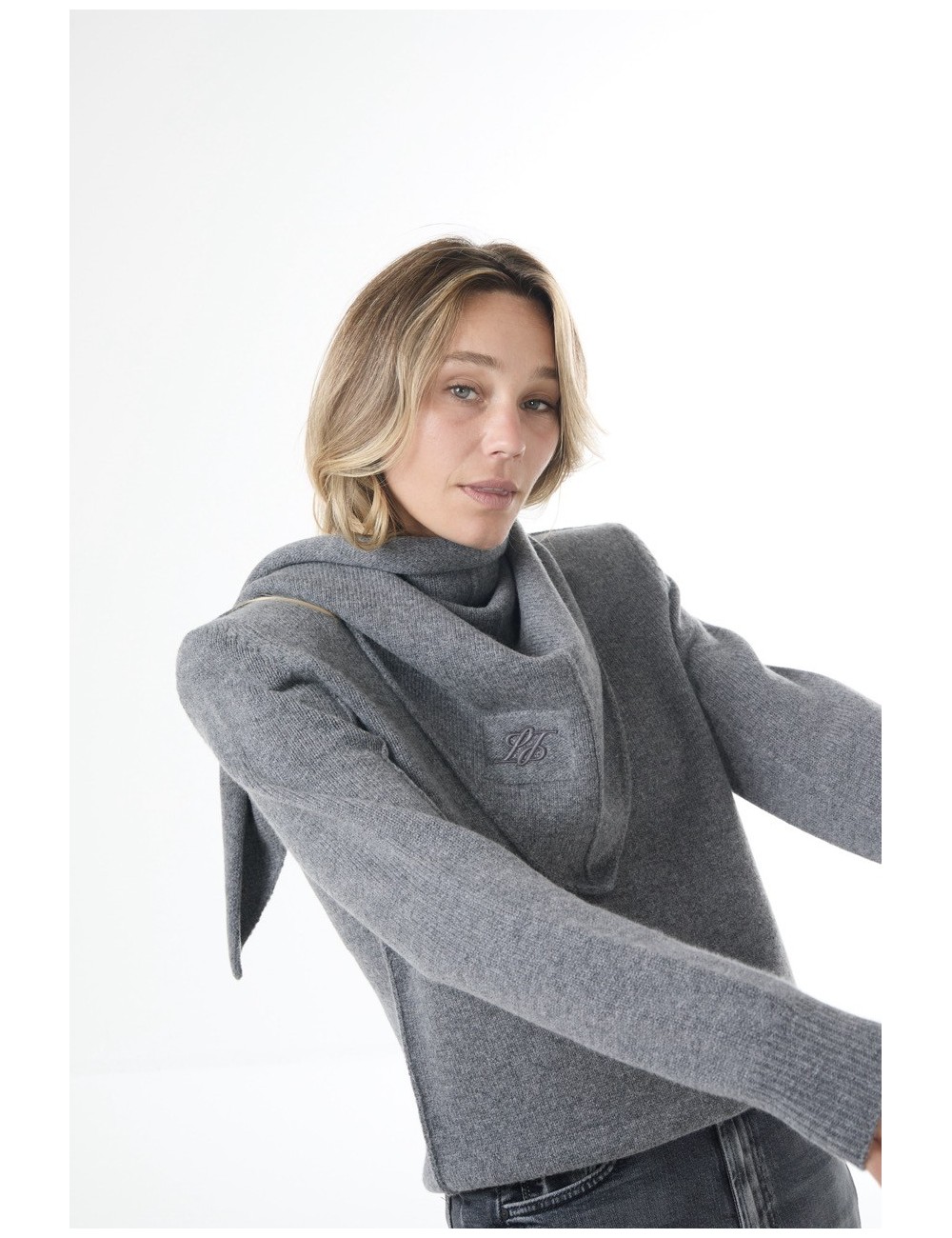 Écharpe ROLLON - Gris foncé